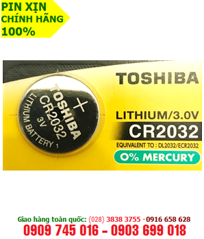 Toshiba CR2032; Pin 3v lithium Toshiba CR2032 chính hãng _1viên